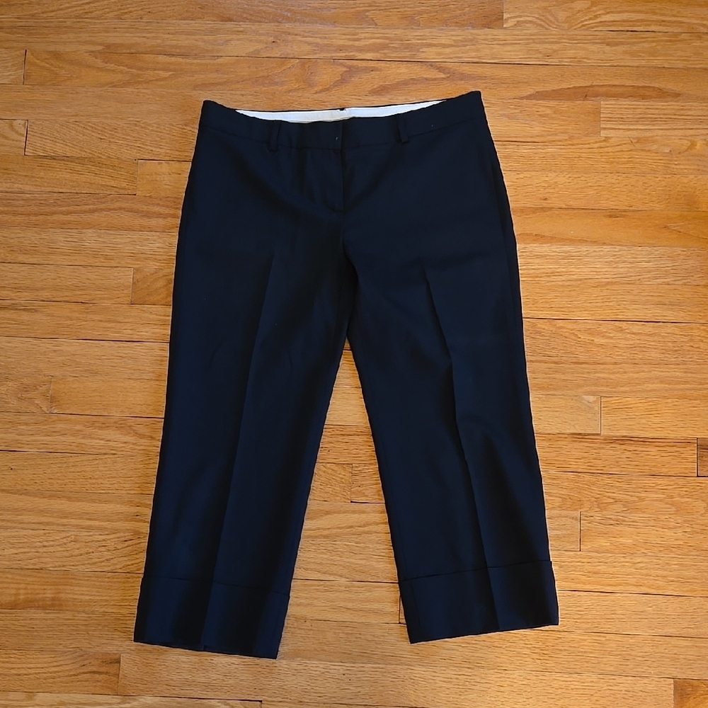 Theory Black Cropped Pants